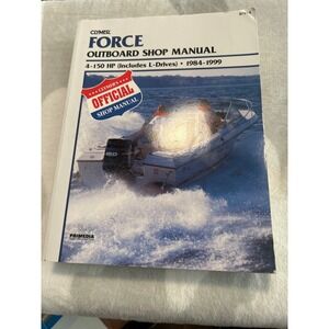 Clymer Force Outboard Shop‎ Manual 4-150 HP 1984-1999 Boat Repair Guide